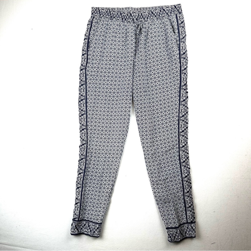Joie Silk Pull-On Elastic Drawstring Pant Flowy Lightweight Resort Coastal‎